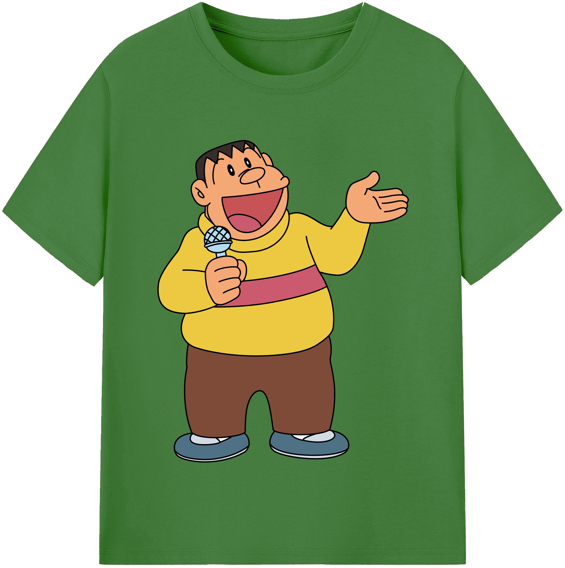 （画像用） ドラえもん 剛田武 Doraemon Gouta Takeshi レディースカジュアルプリントTシャツ（綿100％）